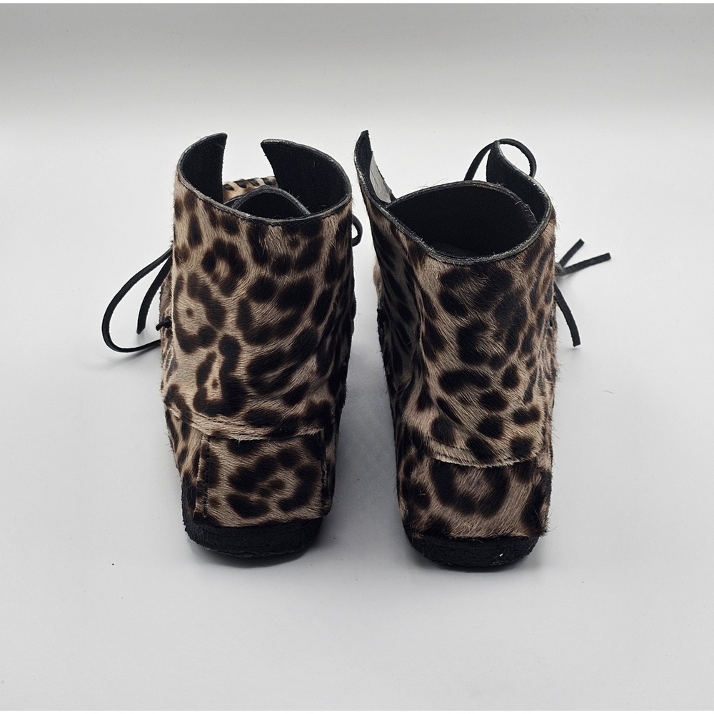 Isabel Marant Wild Arapaho Flavie Calf Hair Boots Size 36 US 5.5-6 Animal Print - Picture 4 of 8